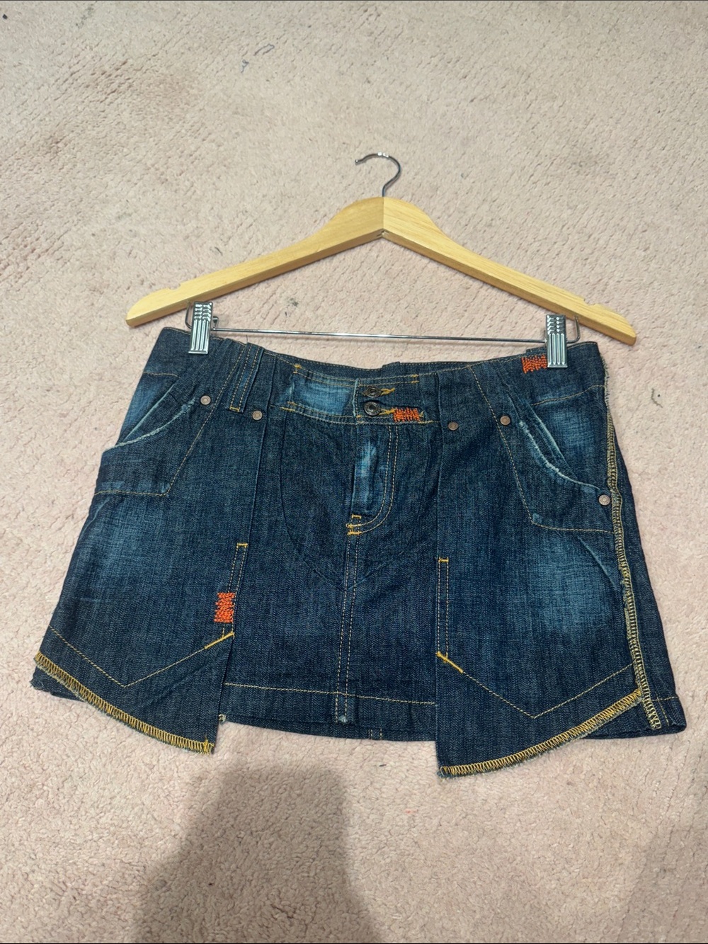 Diesel denim mini skirt sz 26